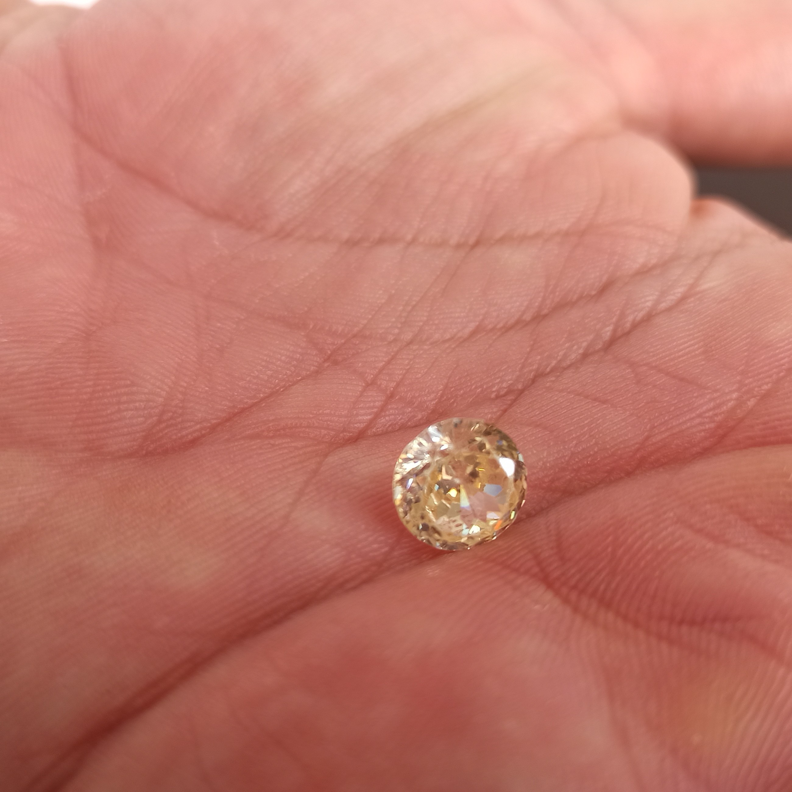 موزونایت شش ونیم قیراطی پرده طلایی کیفیت در جه یک