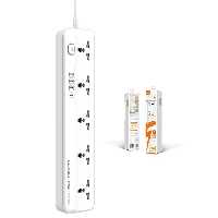 چند راهی برق 5 سوکت، 3 یو اس بی و 1 تایپ سی الدنیو LDNIO SC5415 Power Strip With USB Port