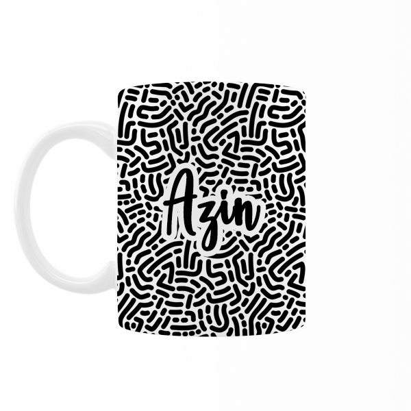 ماگ رژارت مدل اسم آذین