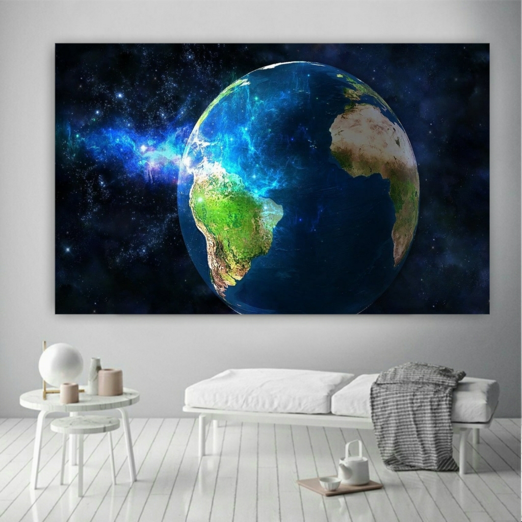  تابلو بوم طرح کره زمین مدل SDB1632