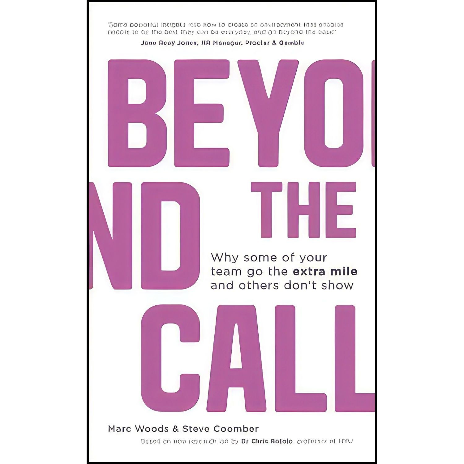 کتاب زبان اصلی Beyond The Call اثر Stephen Coomber and Marc Woods