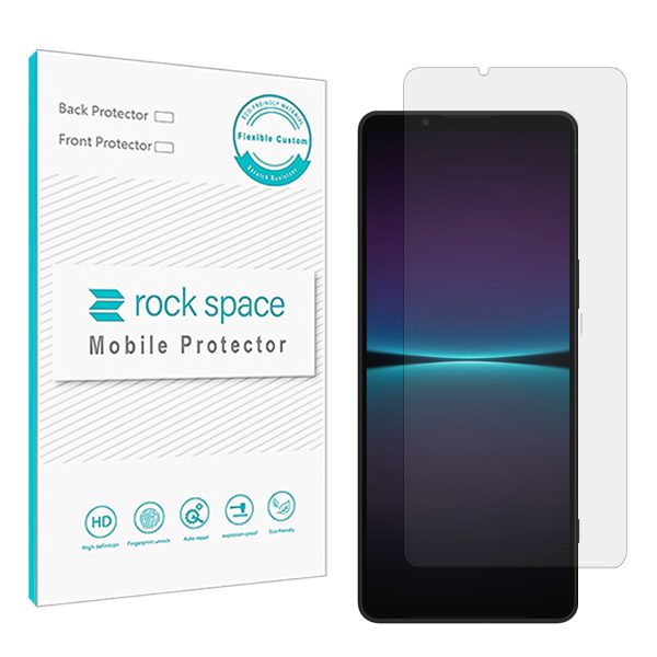 گلس سونی Xperia 1 IV (اکسپریا 1 مارک 4 سونی) مدل نانو هیدروژل شفاف برند راک اسپیس کد S