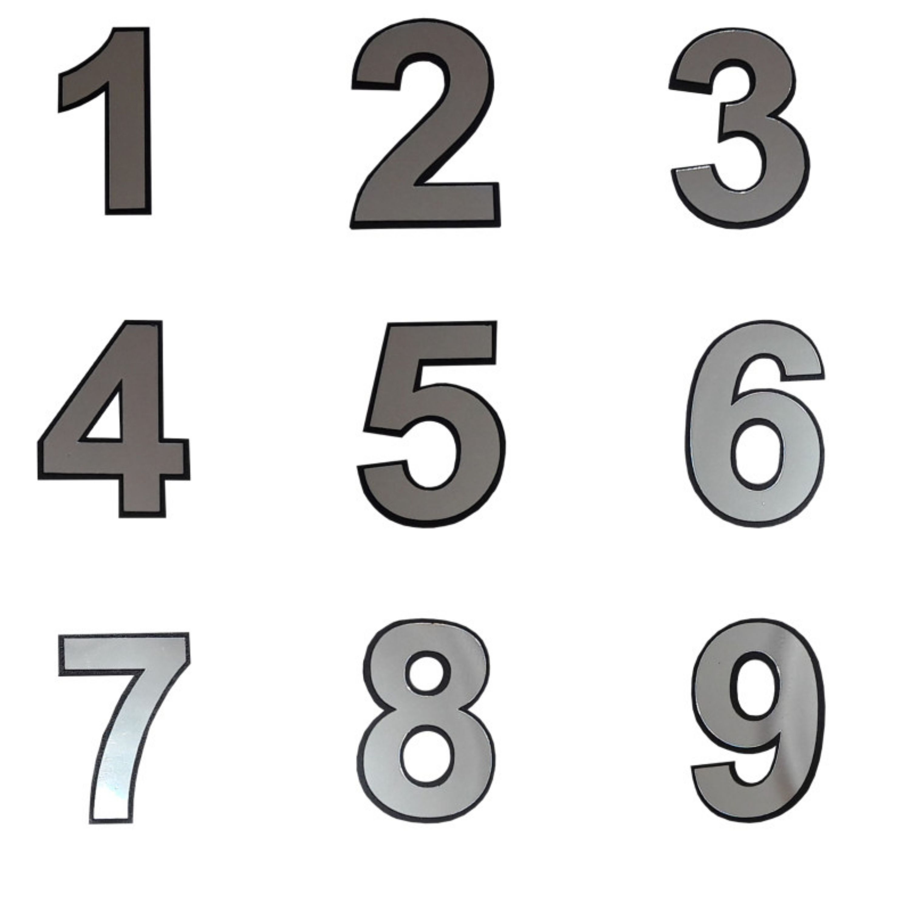 تابلو نشانگر اعداد 1 تا 9