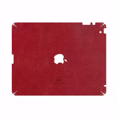 برچسب پوششی ماهوت مدل Red-Leather مناسب برای تبلت اپل iPad 2 2011 A1396