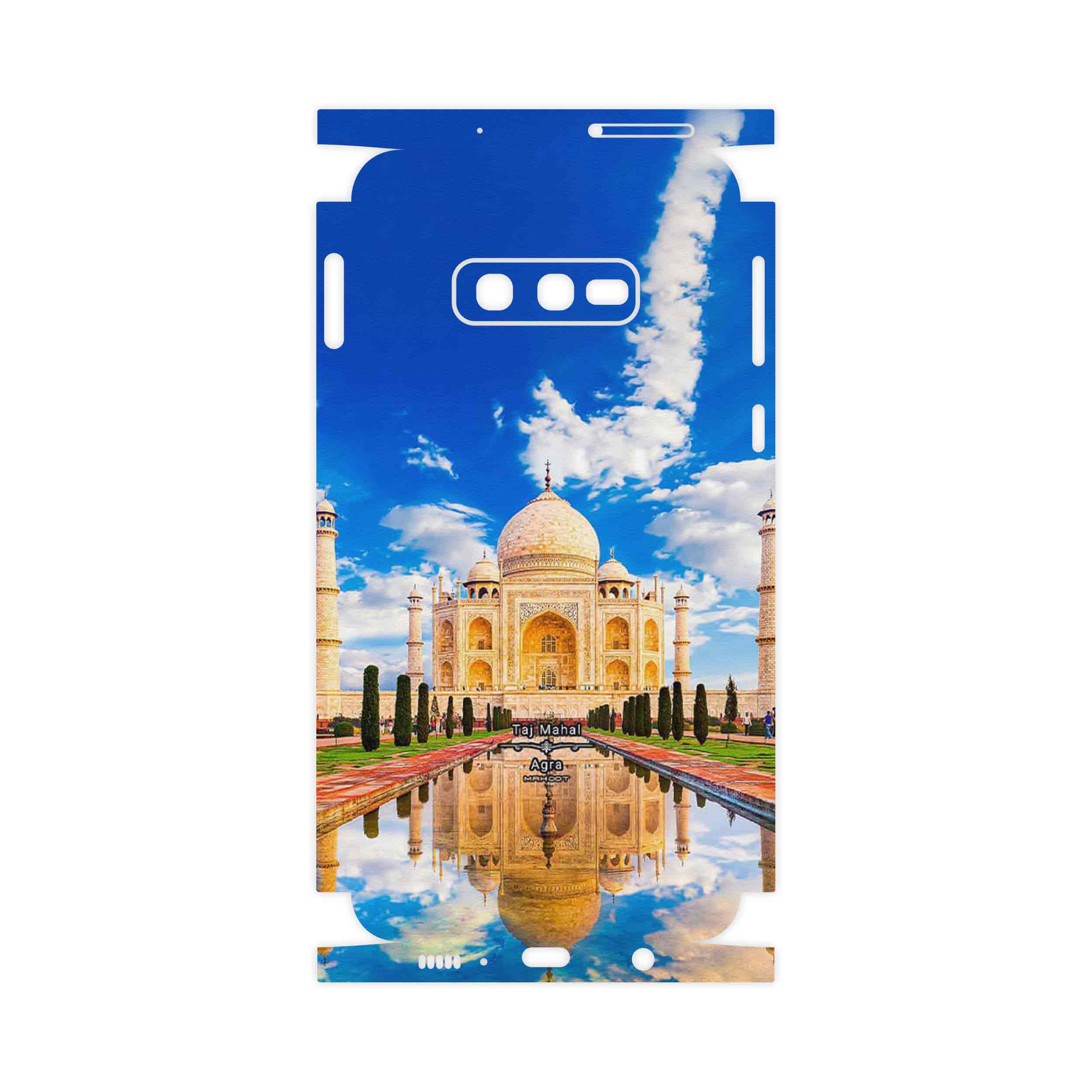 برچسب پوششی ماهوت مدل The Taj Mahal-FullSkin مناسب برای گوشی موبایل سامسونگ Galaxy S10e