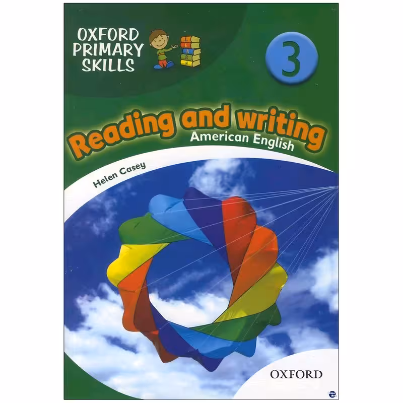 کتاب زبان ریدینگ و رایتینگ امریکن فمیلی فرندز 3  Oxford primary skills american reading writing 3 