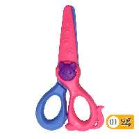 قیچی مهد کودک تیغه پلاستیکی فرمی‌نو