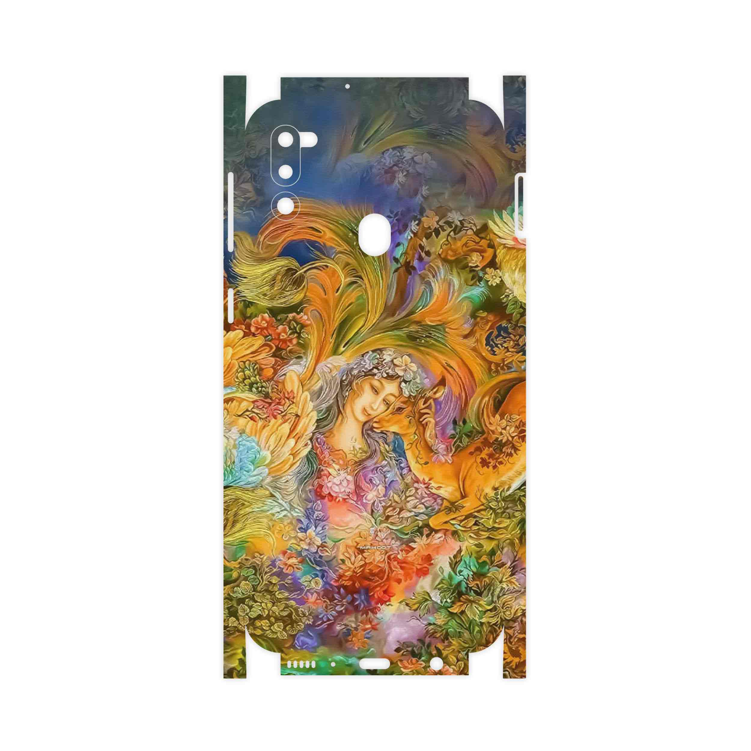 برچسب پوششی ماهوت مدل Persian miniature 3-FullSkin مناسب برای گوشی موبایل سامسونگ Galaxy M21 (2021) Edition