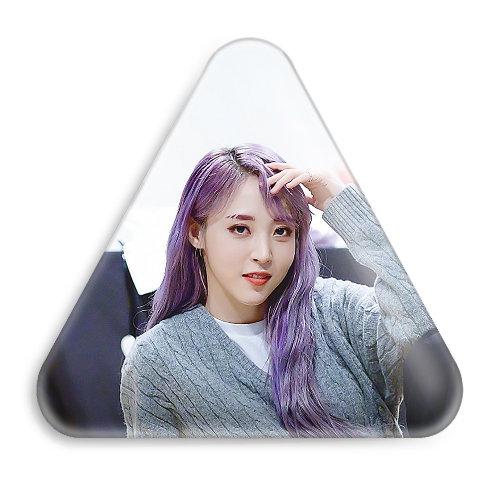 پیکسل خندالو طرح مونبیول گروه مامامو Mamamoo مدل مثلثی کد 11808