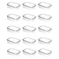 ظرف یکبار مصرف مدل فریزری پلمپ شونده طرح شفاف کد teb4 بسته 15 عددی