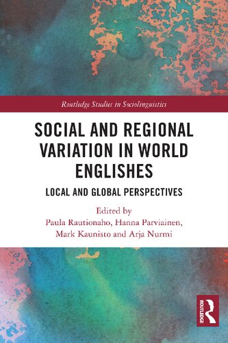 خرید و دانلود نسخه کامل کتاب Social and Regional Variation in World Englishes: Local and Global Perspectives