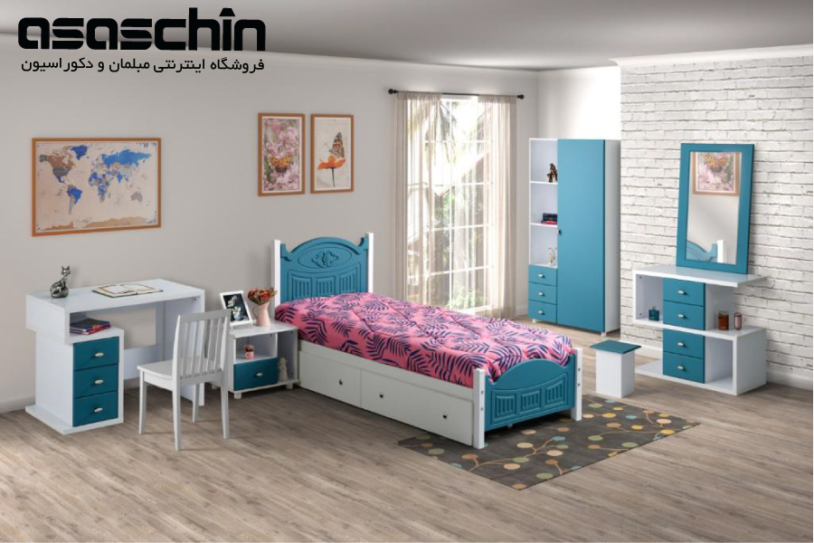 تخت خواب یکنفره نگار