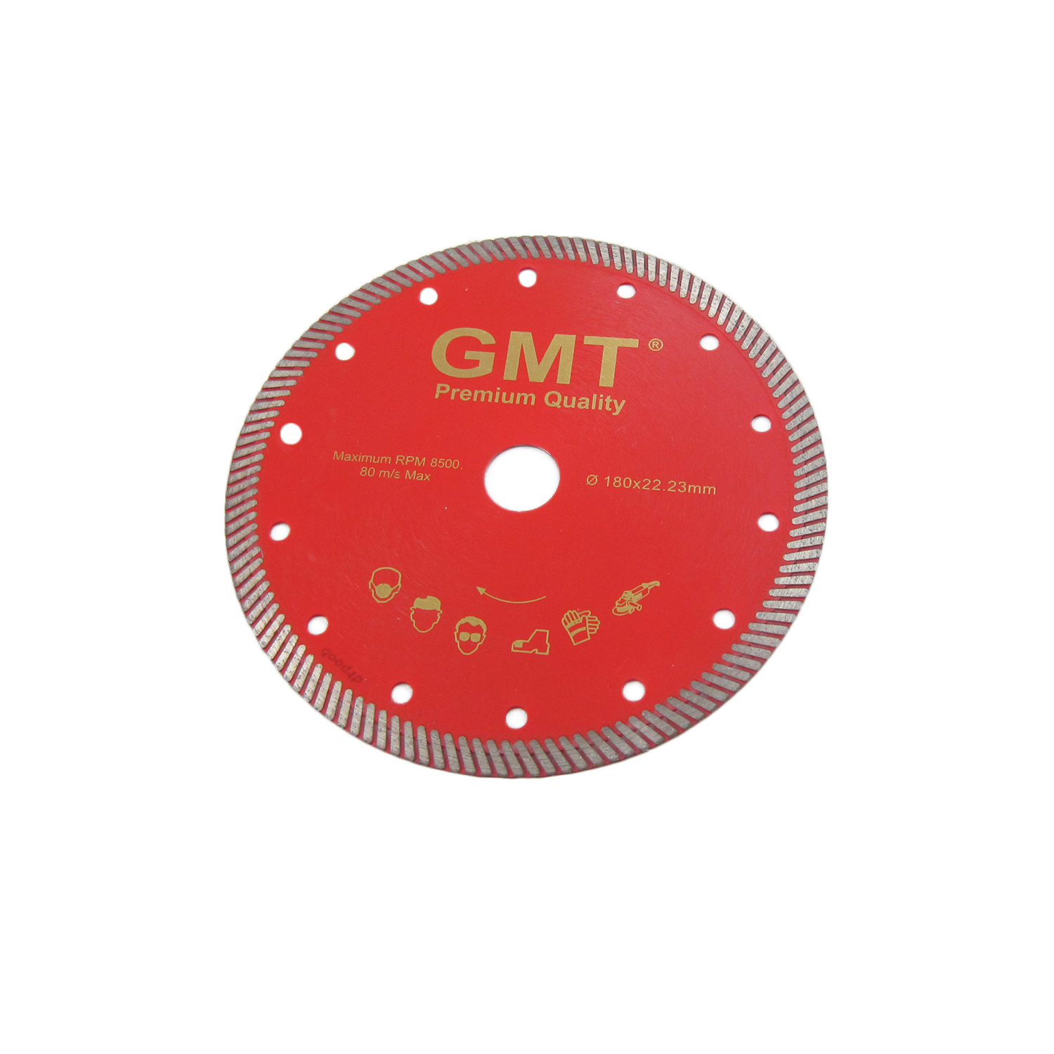 صفحه گرانیت بر و سرامیک بر دوکاره توربو نازک ( ضخامت یک میلی متر ) قطر 180 میلی متر جی ام تی GMT
