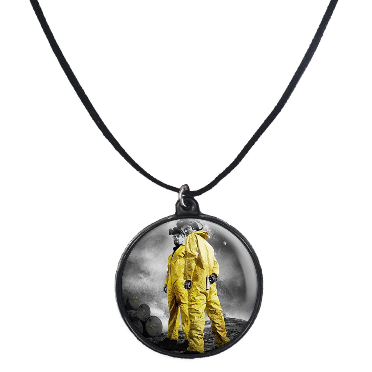 گردنبند پرمانه طرح بریکینگ بد کد pmb.8160 مدل دو طرفه