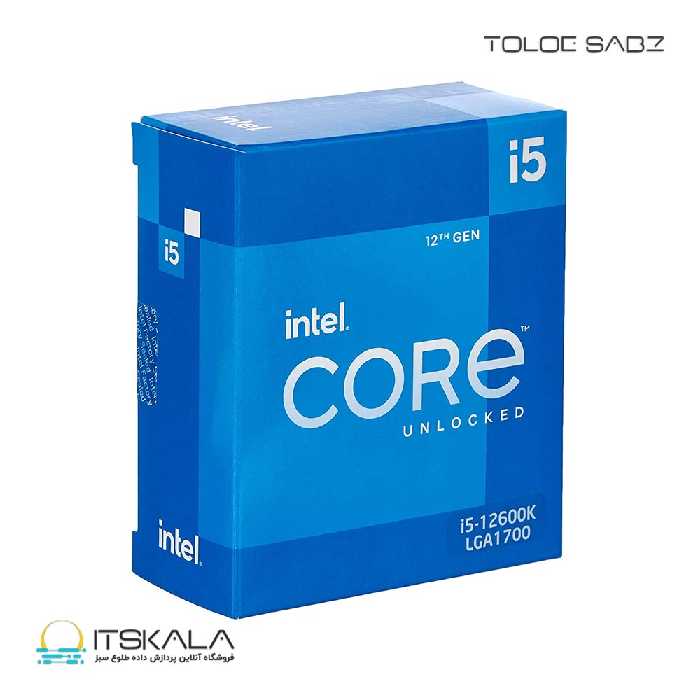قیمت و خرید پردازنده باکس اینتل مدل i5-12600K با فرکانس 3.6 گیگاهرتز | ITSKALA