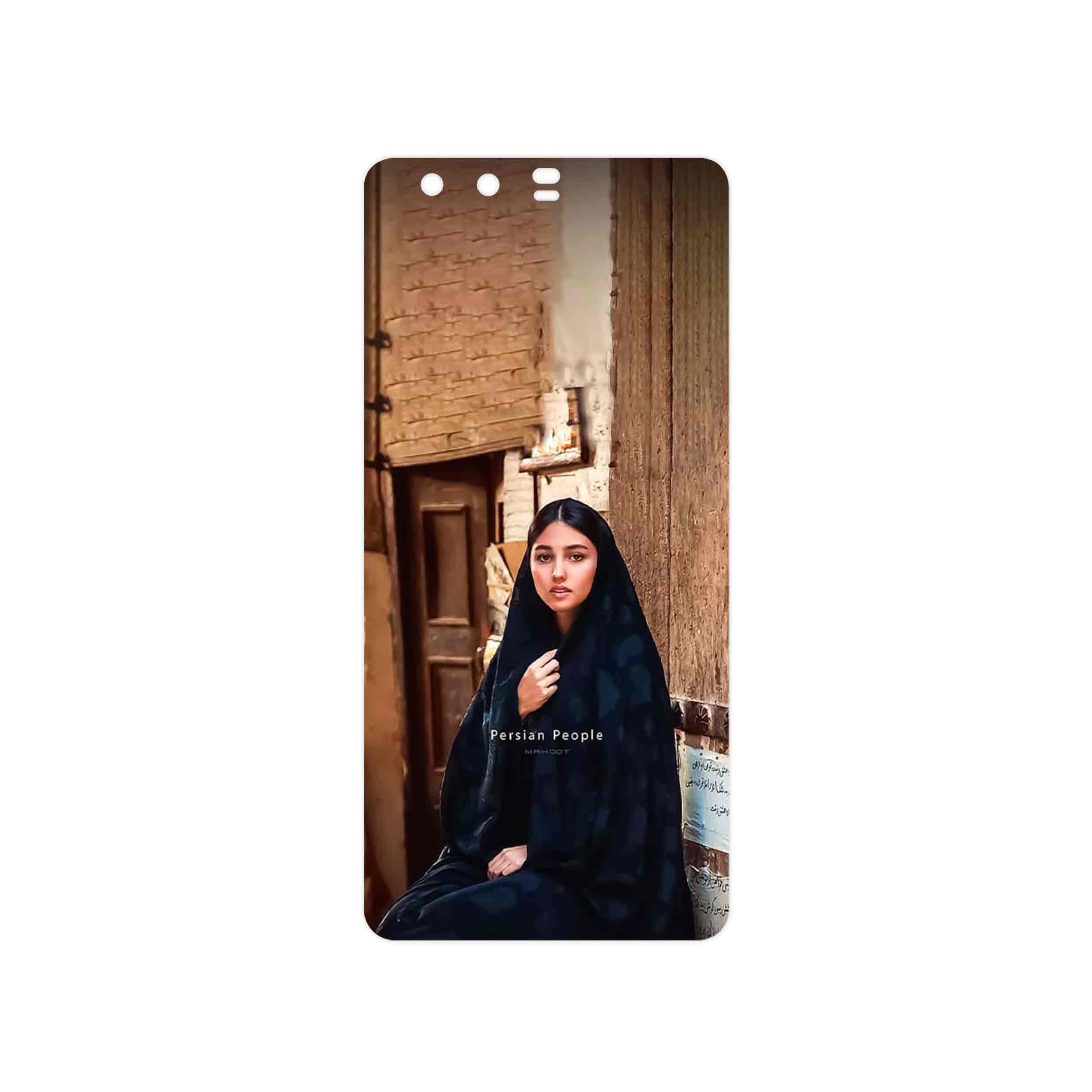 برچسب پوششی ماهوت مدل Portrait of an Iranian Woman مناسب برای گوشی موبایل هوآوی P10 Plus
