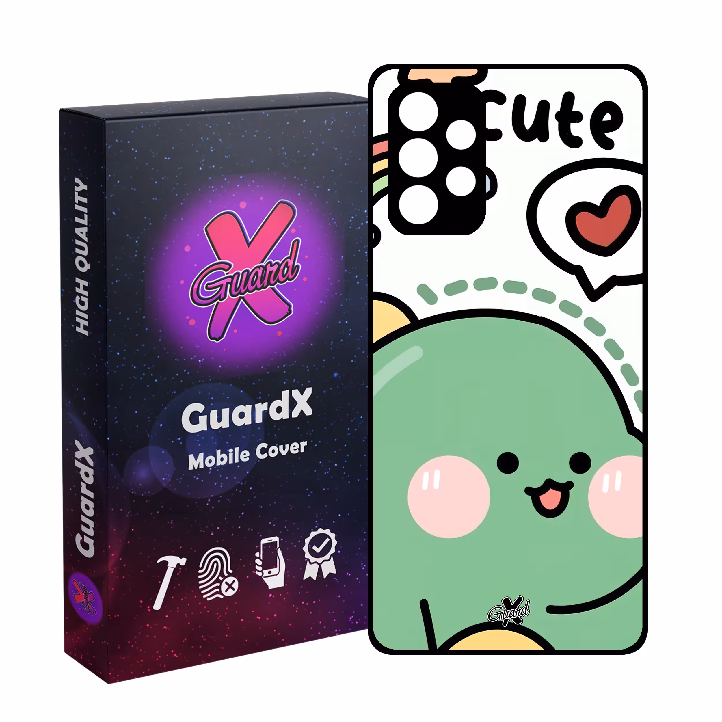 کاور گارد ایکس طرح Cute مدل Glass10561 مناسب برای گوشی موبایل سامسونگ Galaxy A53