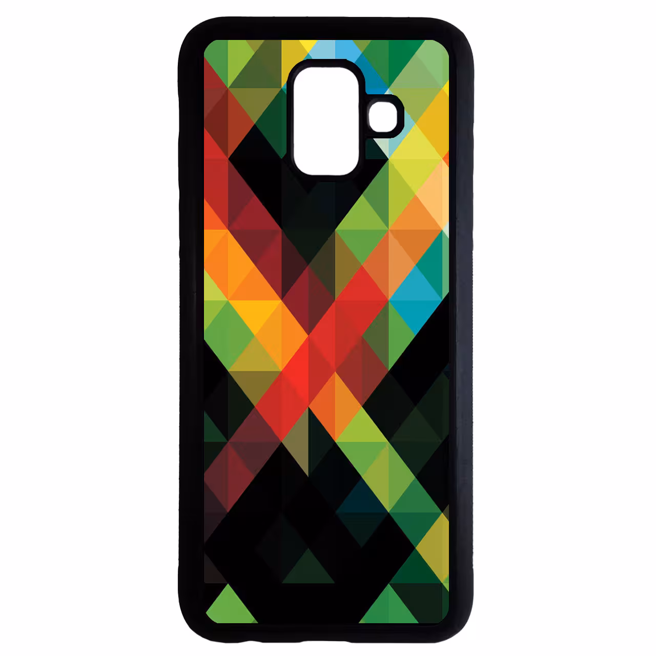 کاور طرح رنگارنگ کد 1105408705 مناسب برای گوشی موبایل سامسونگ galaxy a6 plus