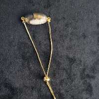 دستبند مدل کرواتی سنگ عقیق شجر اصل کد C10