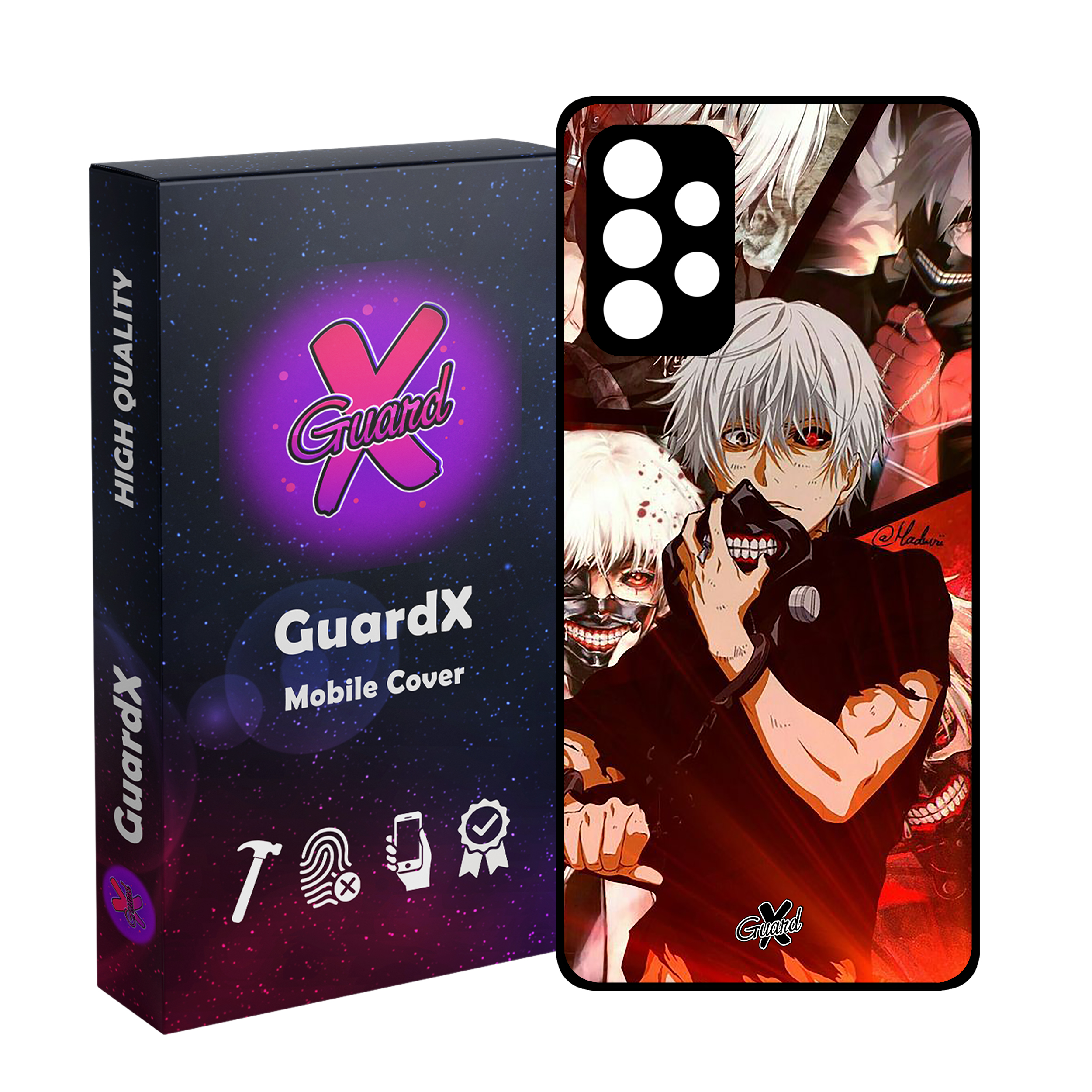 کاور گارد ایکس طرح Tokyo Ghoul Anime مدل Glass10549 مناسب برای گوشی موبایل سامسونگ Galaxy A72