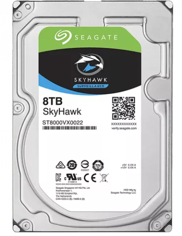 هارد اینترنال 8ترابایت Seagate مدل SURVEILLANCE SKYHAWK ST8000VX0022