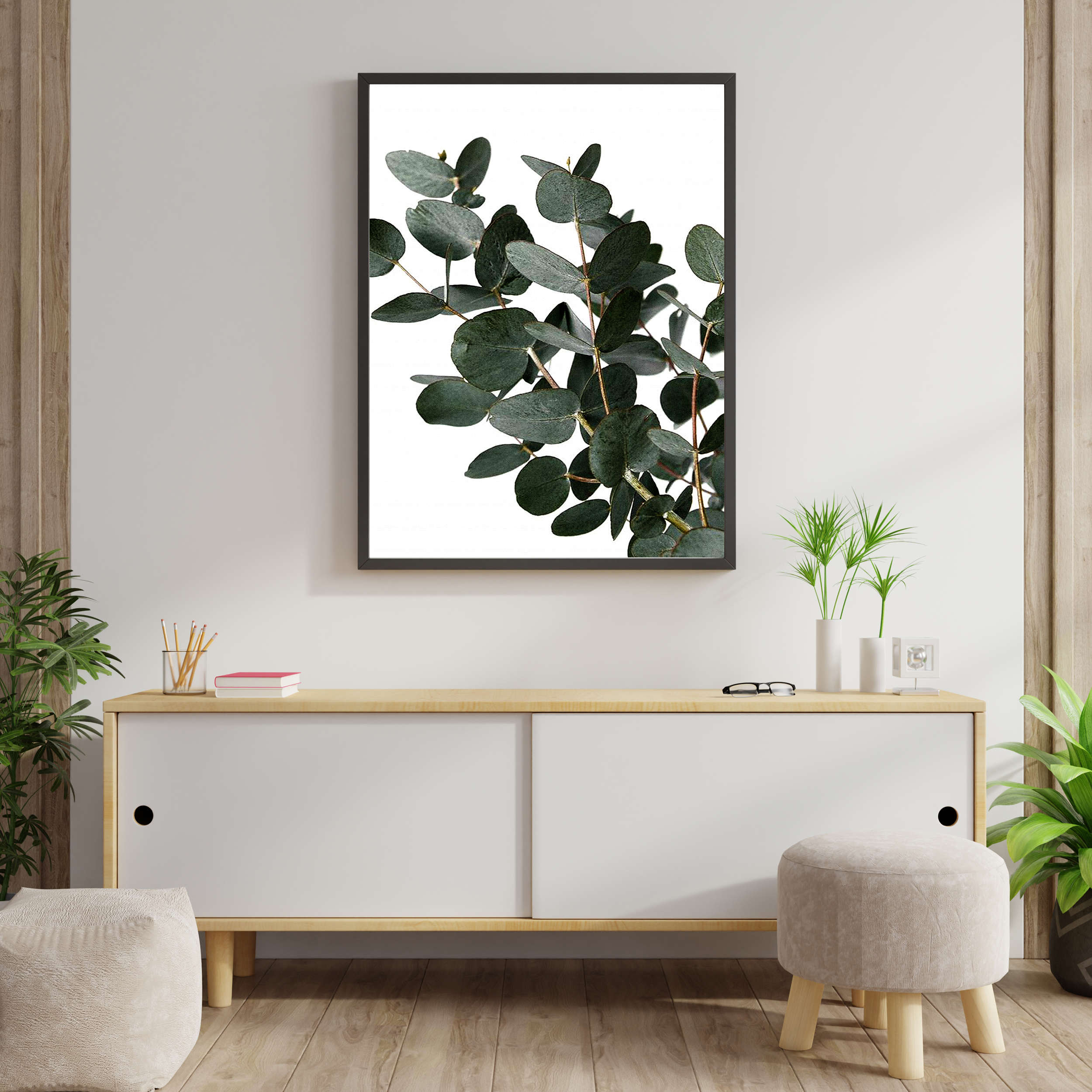  تابلو روما دیزاین طرح برگ پیله آ مدل 75d