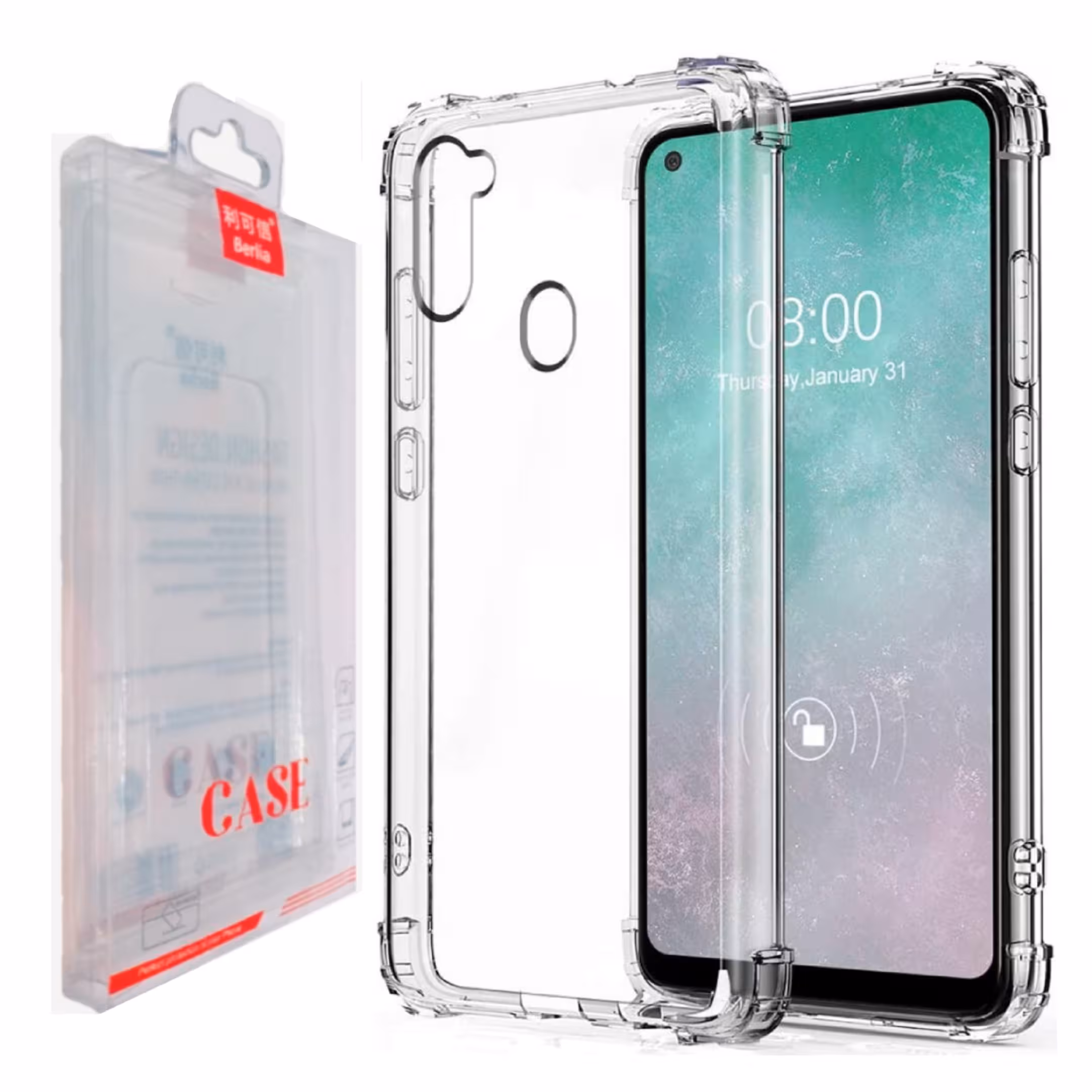 کاور برلیا مدل ژله ای کپسول دار مناسب برای گوشی موبایل سامسونگ galaxy  A11 / M11 