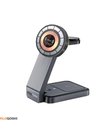 خرید شارژر بی سیم پرومیت مدل TRANSFOLD.BLK