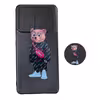 کاور طرح خرس کد 349 مناسب برای گوشی موبایل سامسونگ Galaxy A32 4G به همراه پاپ سوکت