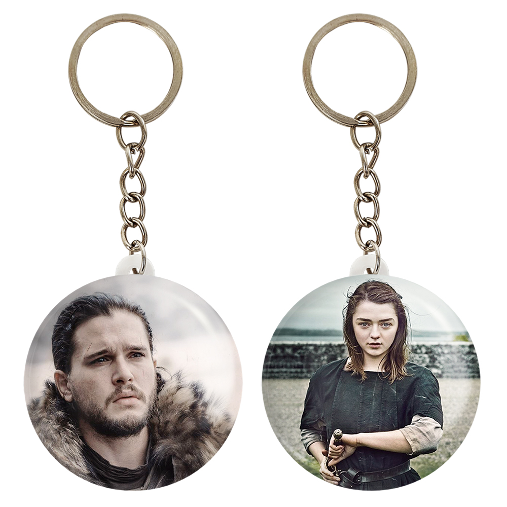 جاکلیدی خندالو مدل جان اسنو و آریا استاک گیم آف ترونز کد 26612662 مجموعه 2 عددی