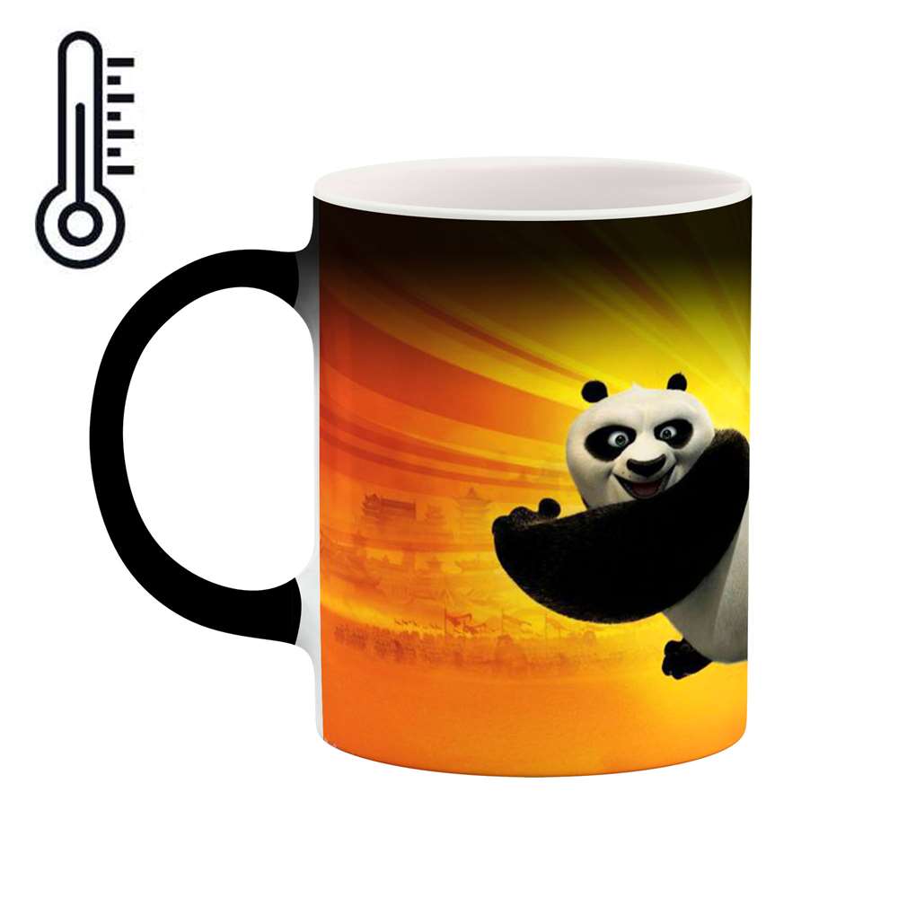 ماگ حرارتی طرح پاندای کونگ فو کار  مدل mgph13334