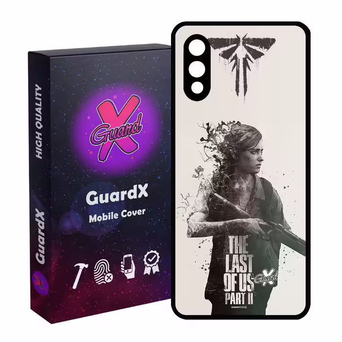 کاور گارد ایکس طرح The Last of Us مدل Glass10199 مناسب برای گوشی موبایل سامسونگ Galaxy A02 / M02