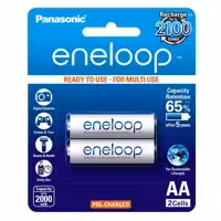 باتری قلمی قابل شارژ پاناسونیک مدل Eneloop BK-3MCCE/2BT بسته 2 عددی