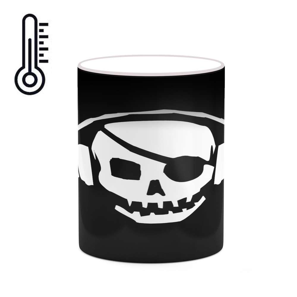 ماگ حرارتی کاکتی طرح زمینه مشکی فانتزی مدل mgh19049