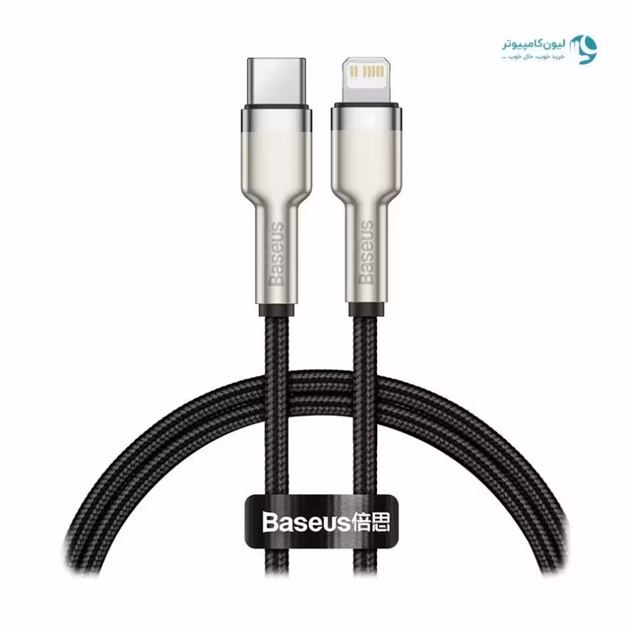 کابل 25 سانتی‌متری Lightning به Type C  بیسوس CATLJK-01
