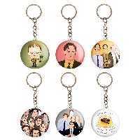 جاکلیدی خندالو مدل سریال آفیس The Office کد 353A مجموعه 6 عددی