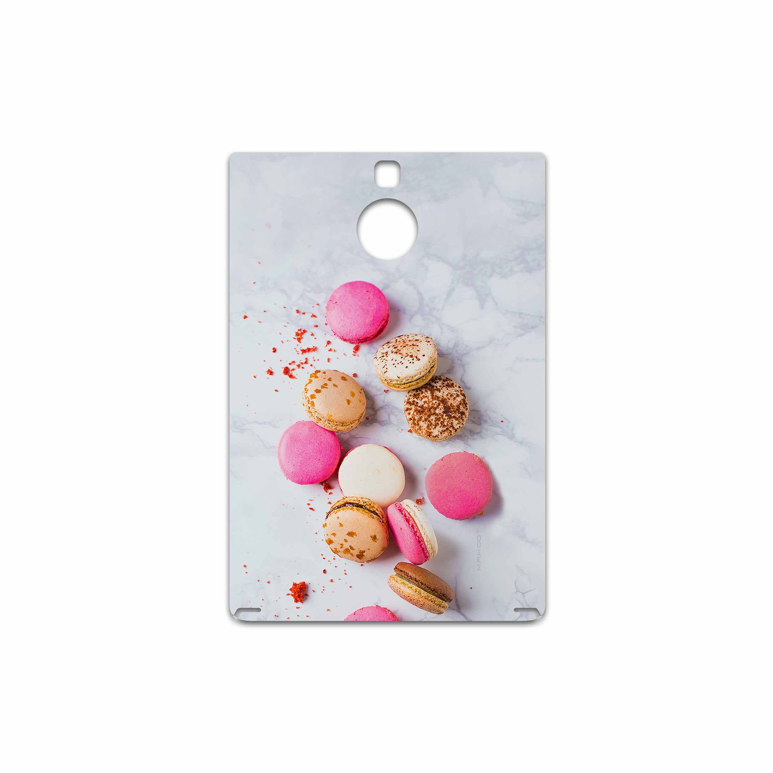 برچسب پوششی ماهوت مدل Macaron cookie مناسب برای گوشی موبایل بلک بری Passport Silver Edition