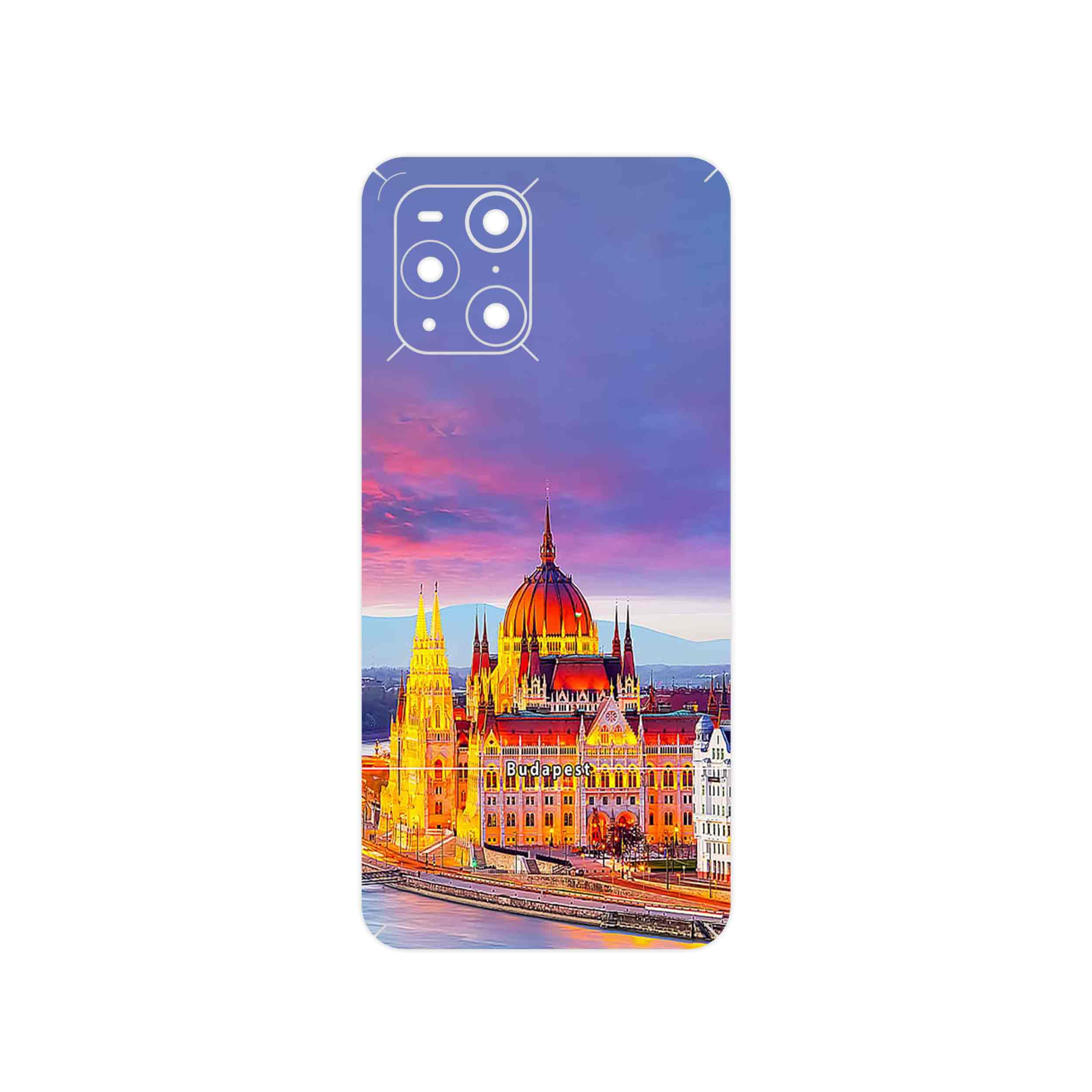 برچسب پوششی ماهوت مدل City of Budapest مناسب برای گوشی موبایل اپو Find X3 Pro