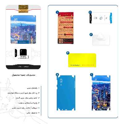 برچسب پوششی ماهوت مدل Hong Kong City-FullSkin مناسب برای گوشی موبایل سامسونگ Galaxy A2 Core