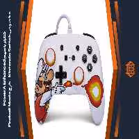 کنترلر با سیم PowerA Enhanced مخصوص Nintendo Switch – طرح Fireball Mario