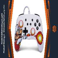 کنترلر با سیم PowerA Enhanced مخصوص Nintendo Switch – طرح Fireball Mario