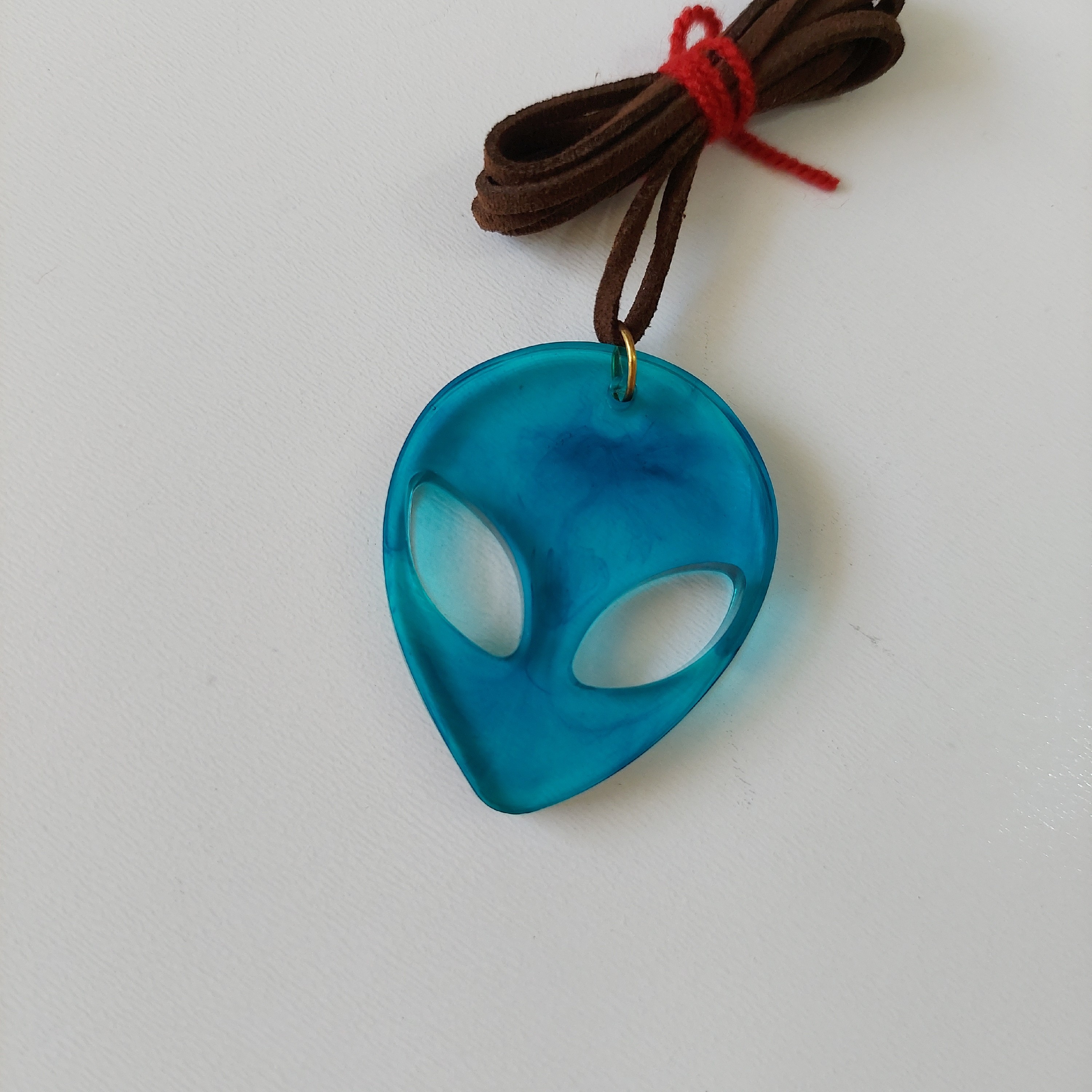 آویز ماشین آدم فضایی آبی طول 5.5 سانت سرکلیدی آویز کیف گردنبند آدم فضایی 