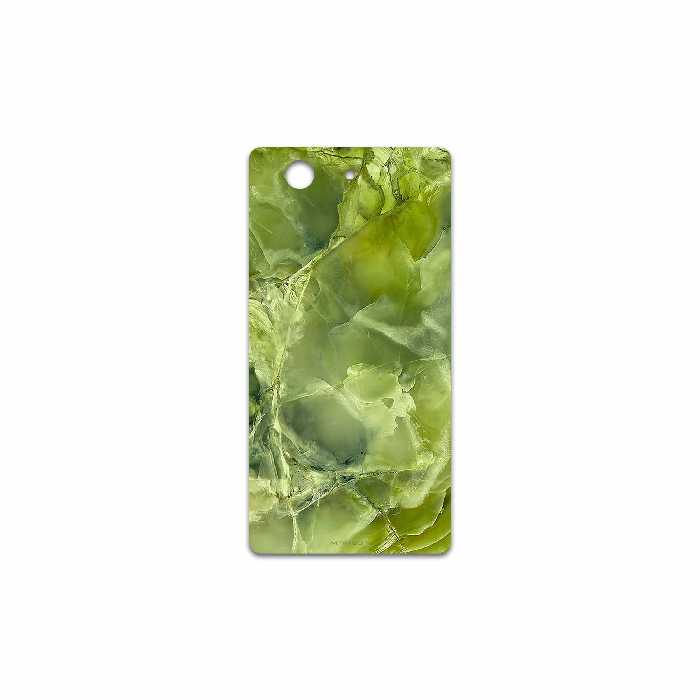 برچسب پوششی ماهوت مدل Green Crystal Marble مناسب برای گوشی موبایل سونی Xperia Z3 Compact