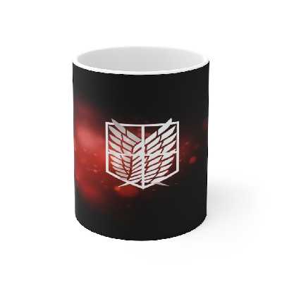 ماگ طرح انیمه اتک ان تایتان کد 66