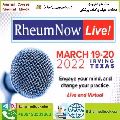 RheumNow Live 2022 video course price 25€ - کتاب پزشکی بهار