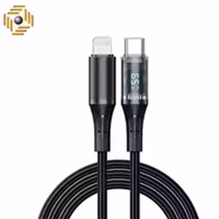 کابل تبدیل USB-C به لایتنینگ هترون مدل HC612IDB طول 1 متر