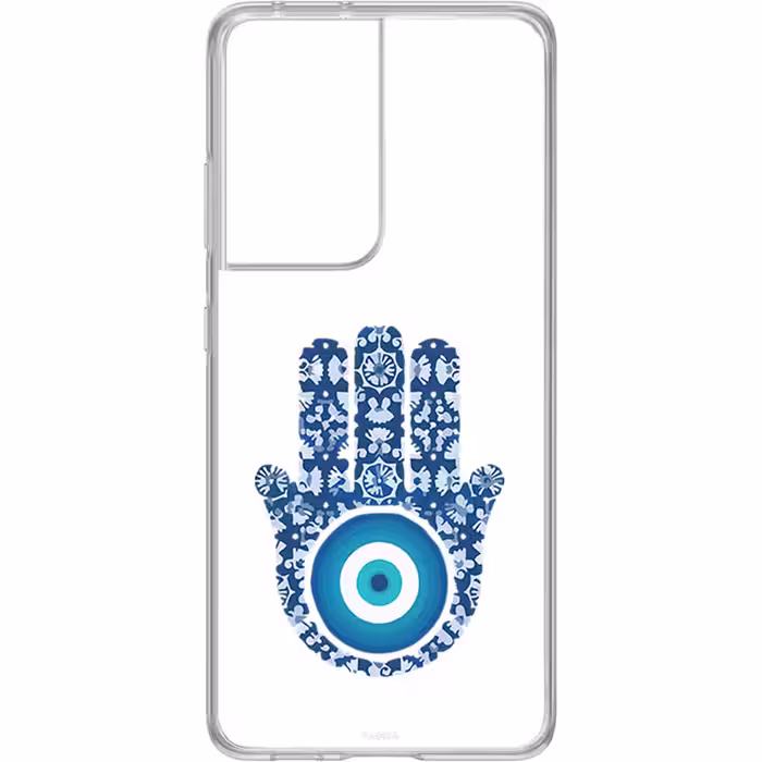 کاور طرح Evil Eye مناسب برای گوشی موبایل سامسونگ Galaxy S21 Ultra