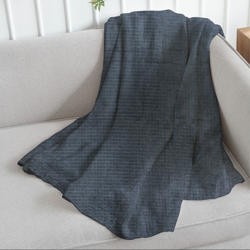 شال مبل و کاور مبل شاران هوم مدل دورو مخمل سایز 120 در 170