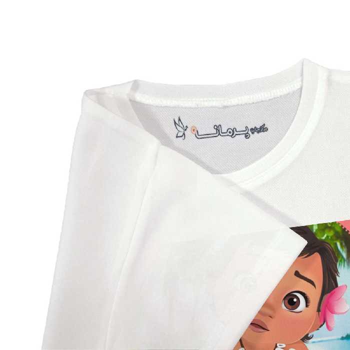 تی شرت بچگانه پرمانه طرح moana کد pmt.2605
