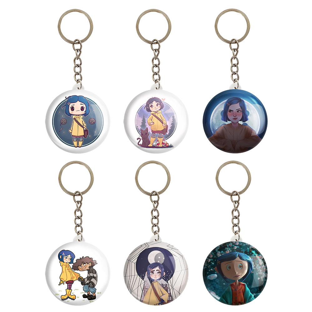 جاکلیدی خندالو مدل کورالاین Coraline کد 1234A مجموعه 6 عددی